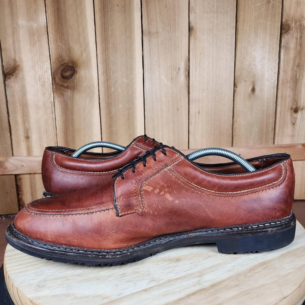 Allen Edmonds Shoes Mens Size 12 D Brown Leather Wilbert Comfort‎ Oxford USA